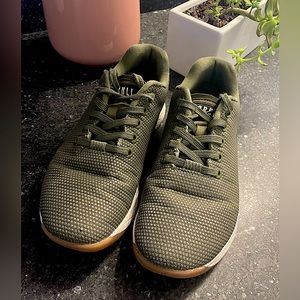 NOBULL Trainers. Army, gum, and ivory.  Size 6 Women’s, 4.5 Men’s.